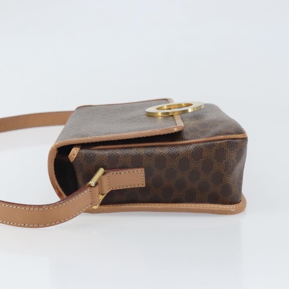 Celine Celine Vintage Macadam Circle Logo Canvas and Leather Size ONE SIZE - 4 Thumbnail