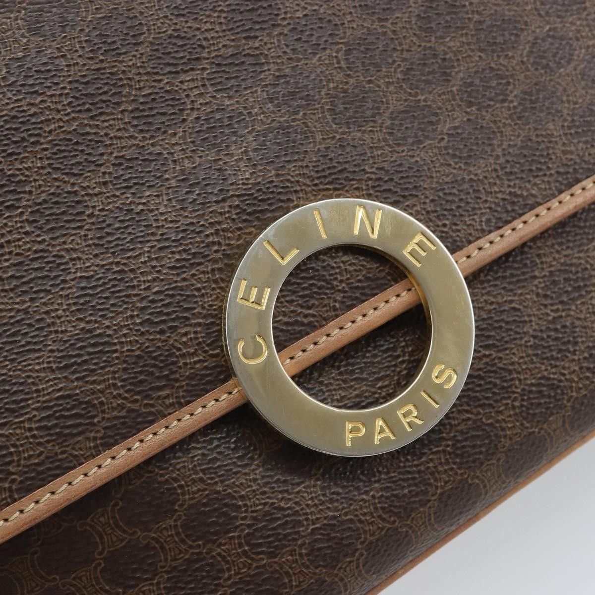 Celine Celine Vintage Macadam Circle Logo Canvas and Leather Size ONE SIZE - 12 Thumbnail