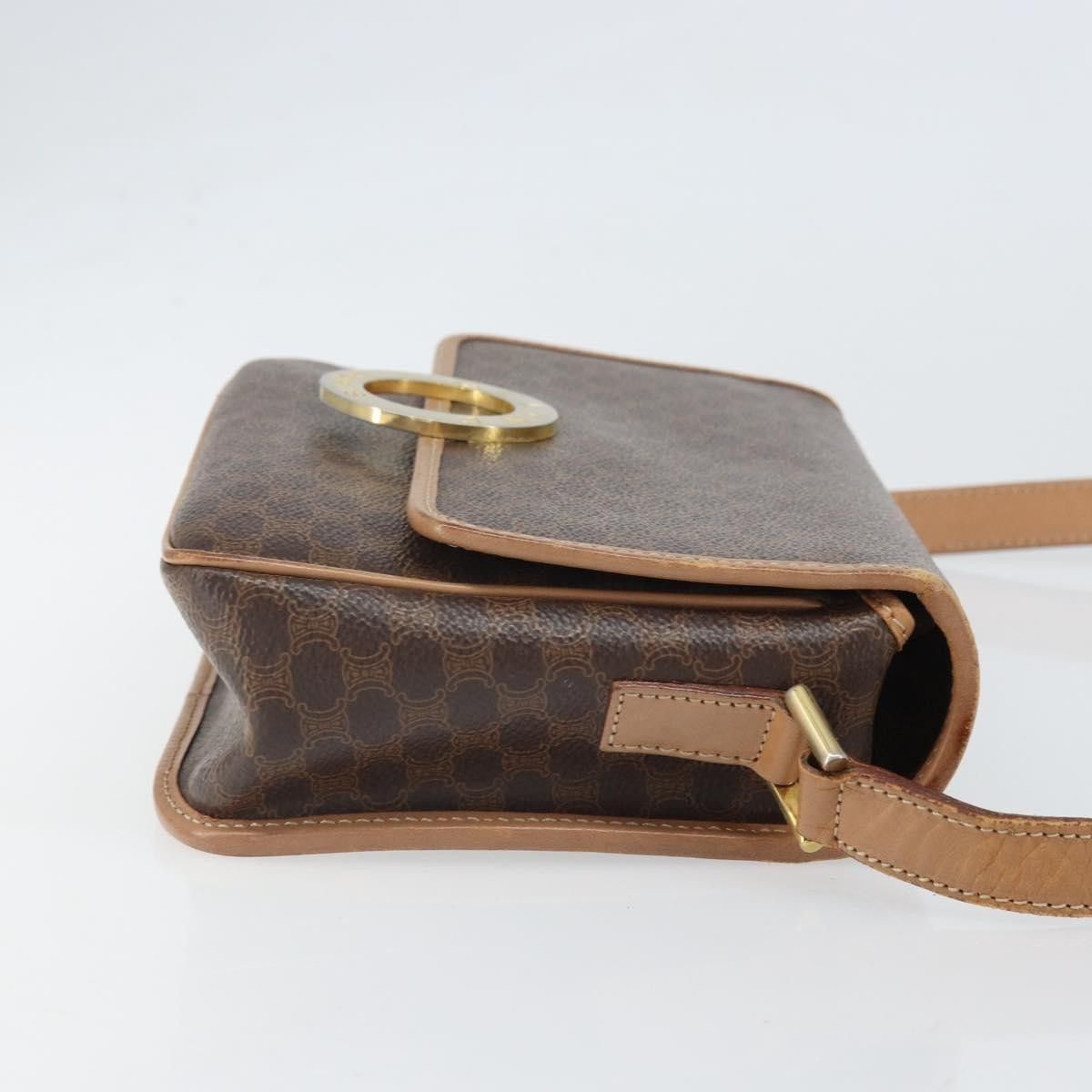 Celine Celine Vintage Macadam Circle Logo Canvas and Leather Size ONE SIZE - 3 Thumbnail