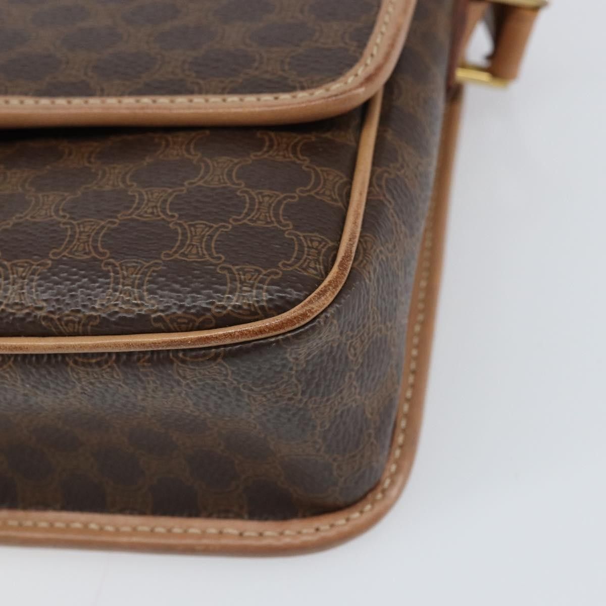 Celine Celine Vintage Macadam Circle Logo Canvas and Leather Size ONE SIZE - 10 Thumbnail