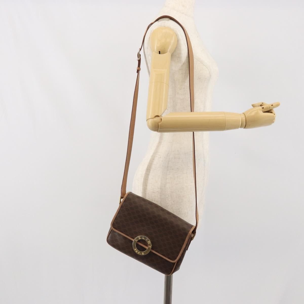Celine Celine Vintage Macadam Circle Logo Canvas and Leather Size ONE SIZE - 13 Thumbnail