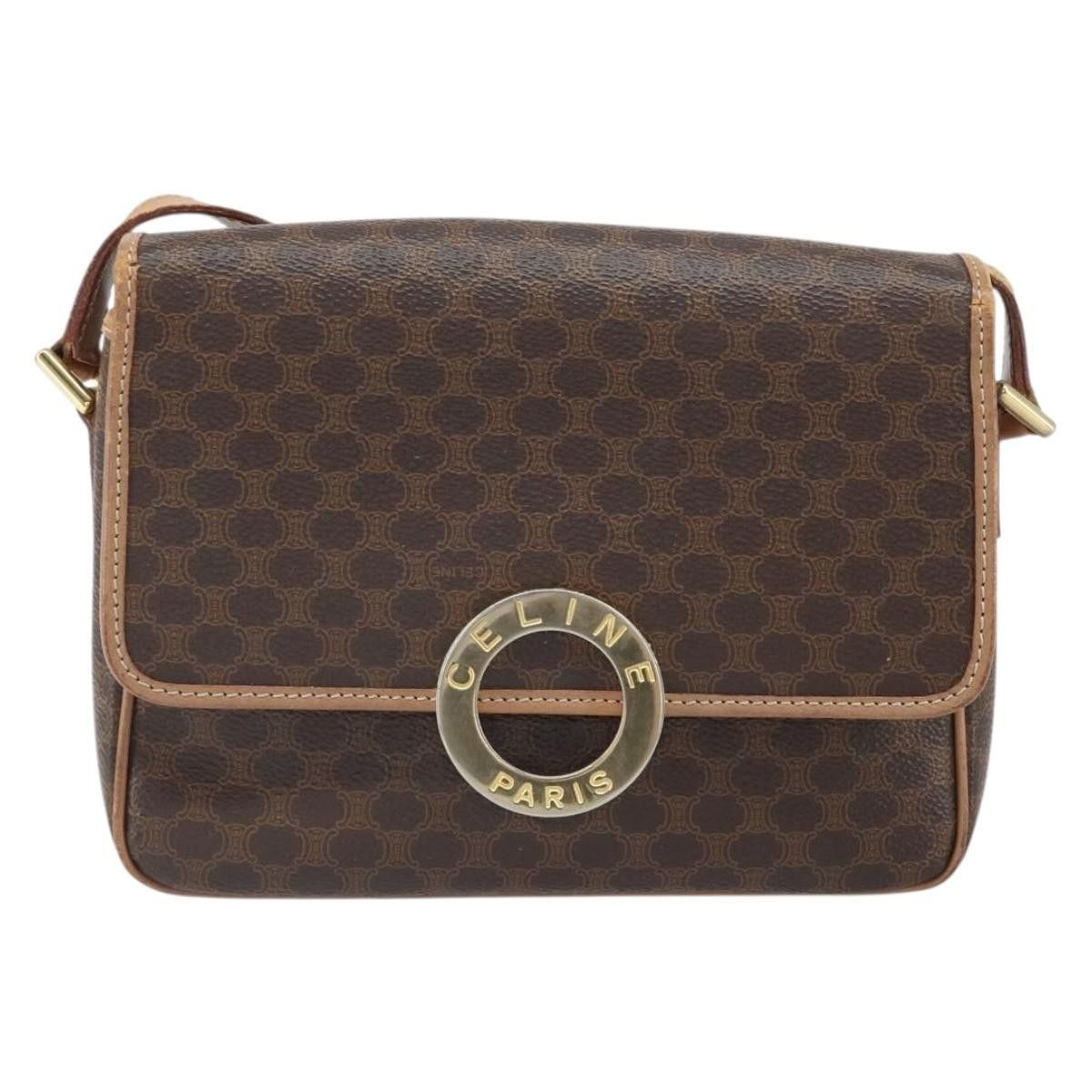 Celine Celine Vintage Macadam Circle Logo Canvas and Leather Size ONE SIZE - 20 Thumbnail