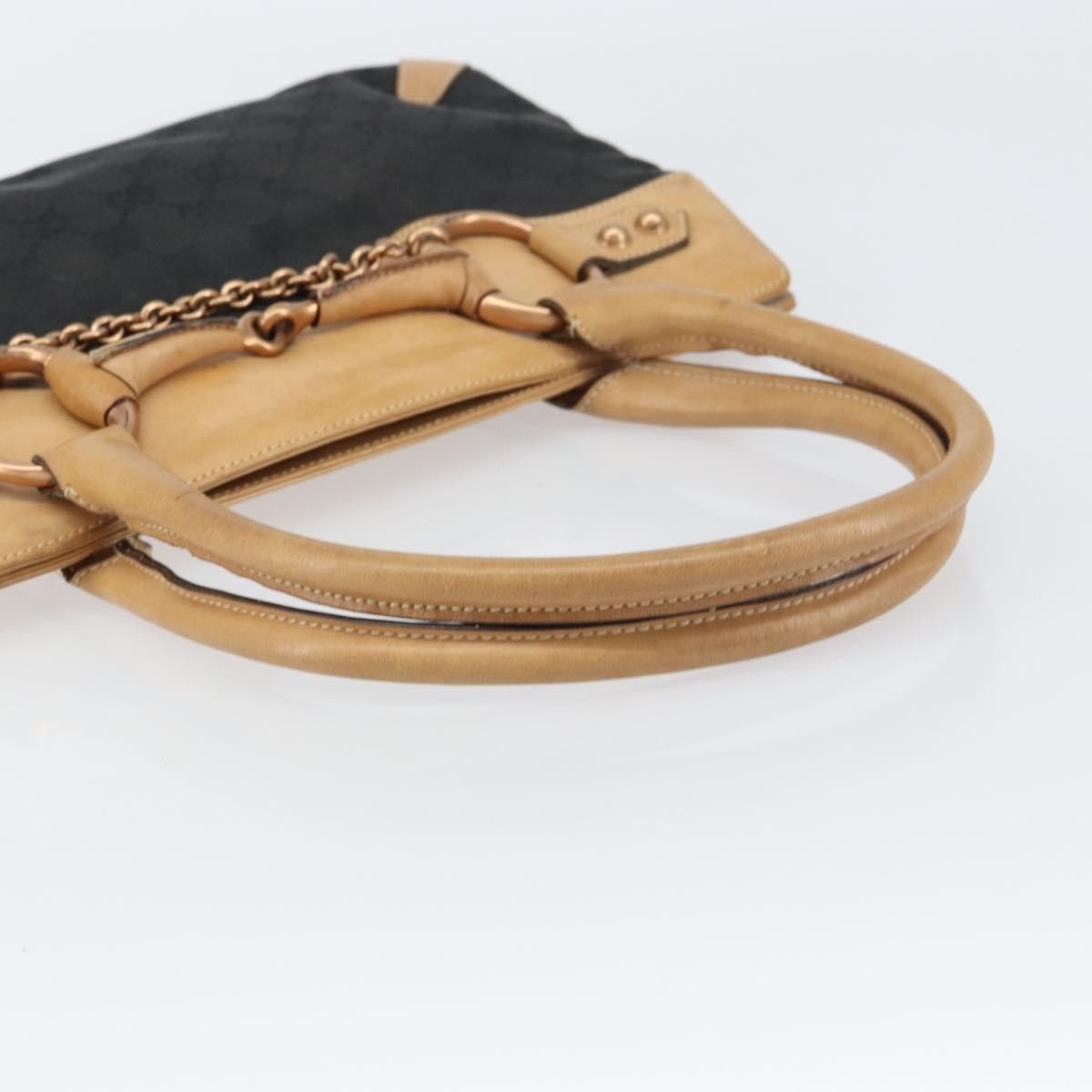Gucci Gucci Horsebit Bracket Tote GG Canvas Size ONE SIZE - 8 Thumbnail