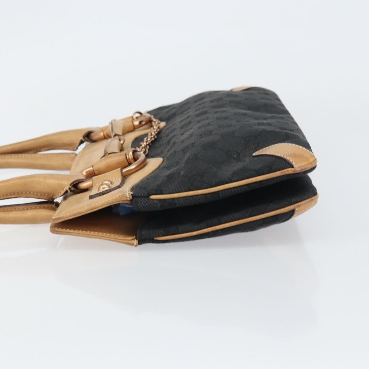 Gucci Gucci Horsebit Bracket Tote GG Canvas Size ONE SIZE - 4 Thumbnail