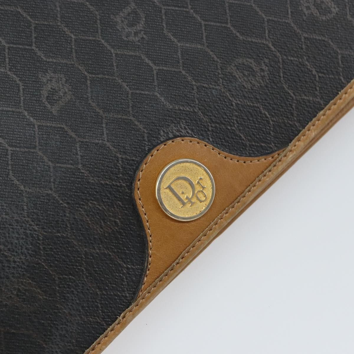 Dior Christian Dior Vintage honeycomb clutch Canvas Size ONE SIZE - 12 Thumbnail