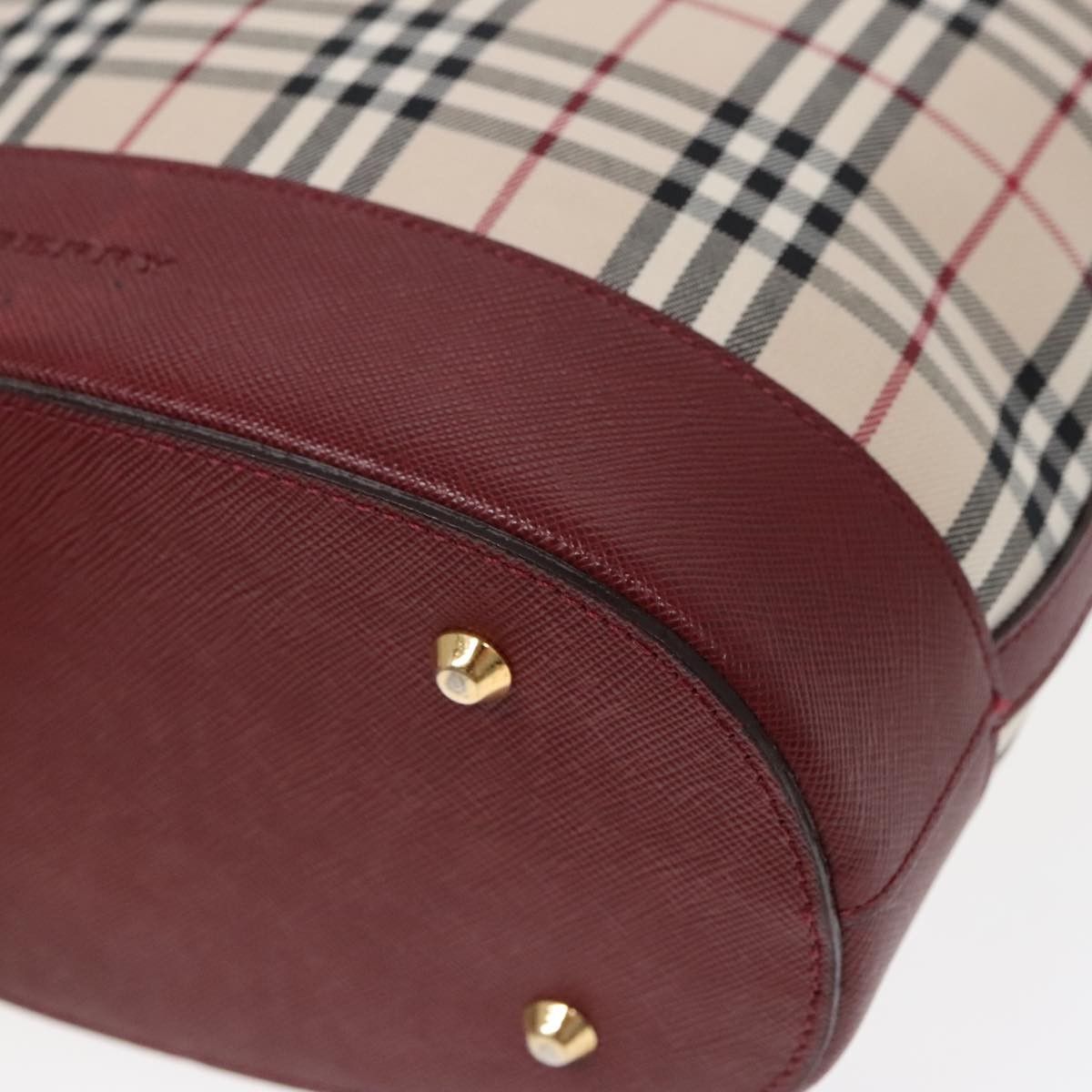 Burberry Burberry Nova Check Tote Canvas and Leather Size ONE SIZE - 9 Thumbnail