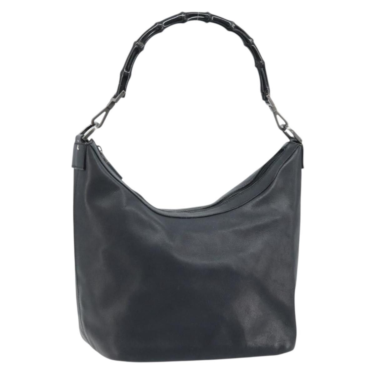 Gucci Gucci Vintage Bamboo Hobo Leather Size ONE SIZE - 18 Thumbnail