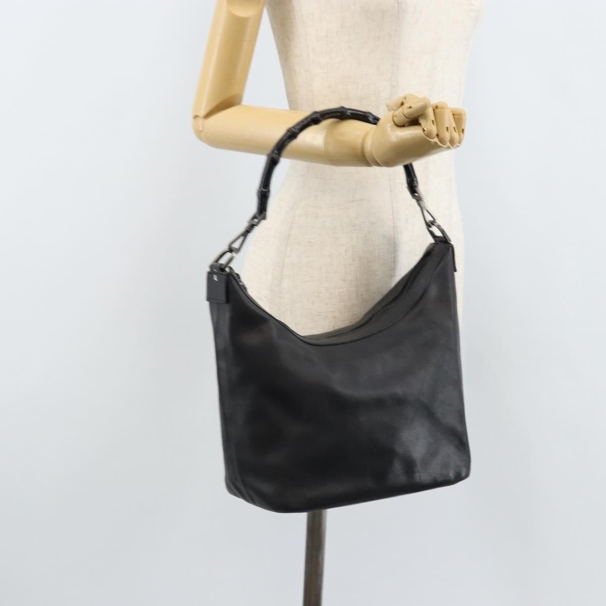 Gucci Gucci Vintage Bamboo Hobo Leather Size ONE SIZE - 13 Thumbnail