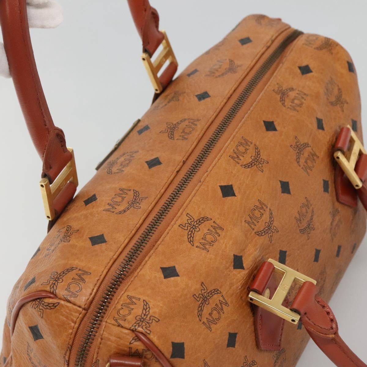 MCM MCM Visetos Canvas and Leather Size ONE SIZE - 14 Thumbnail