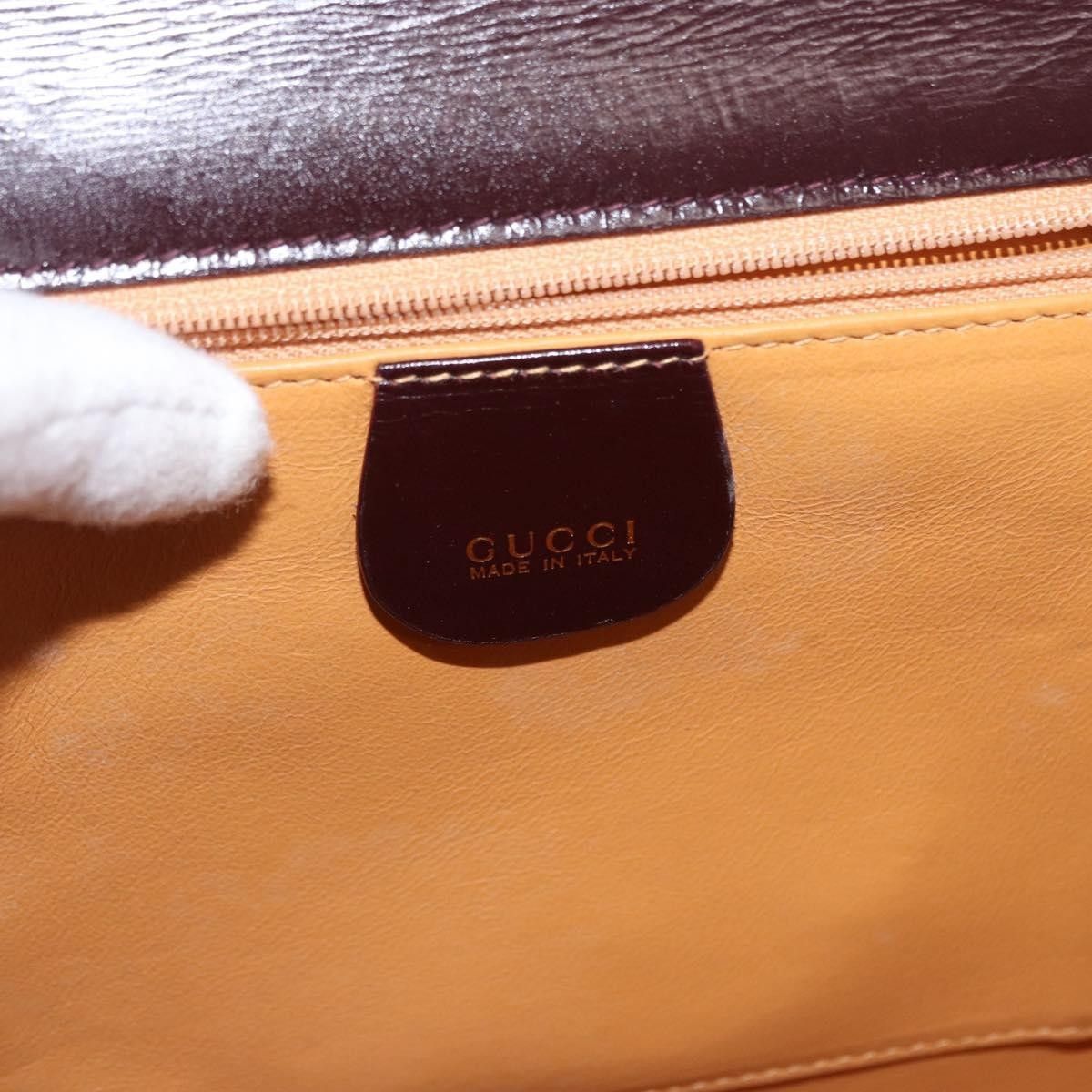 Gucci Gucci Vintage Lady Lock Top Handle Leather Size ONE SIZE - 6 Thumbnail