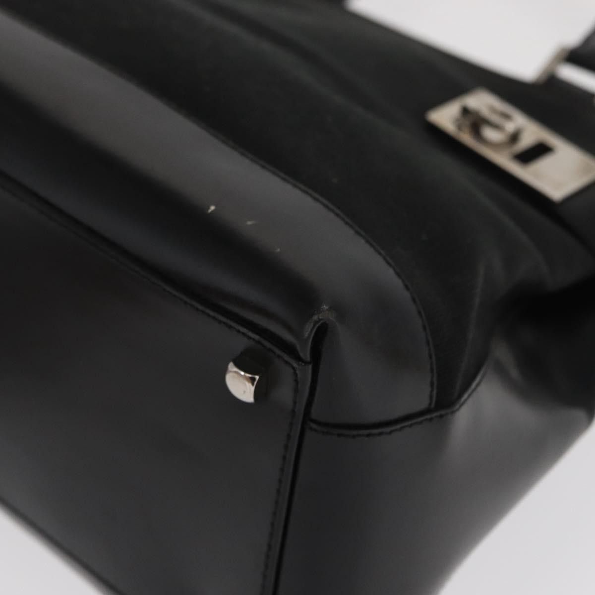 Salvatore Ferragamo Salvatore Ferragamo Double Gancini Side Buckle Tote Canvas Size ONE SIZE - 9 Thumbnail