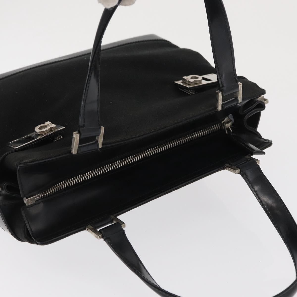 Salvatore Ferragamo Salvatore Ferragamo Double Gancini Side Buckle Tote Canvas Size ONE SIZE - 15 Thumbnail
