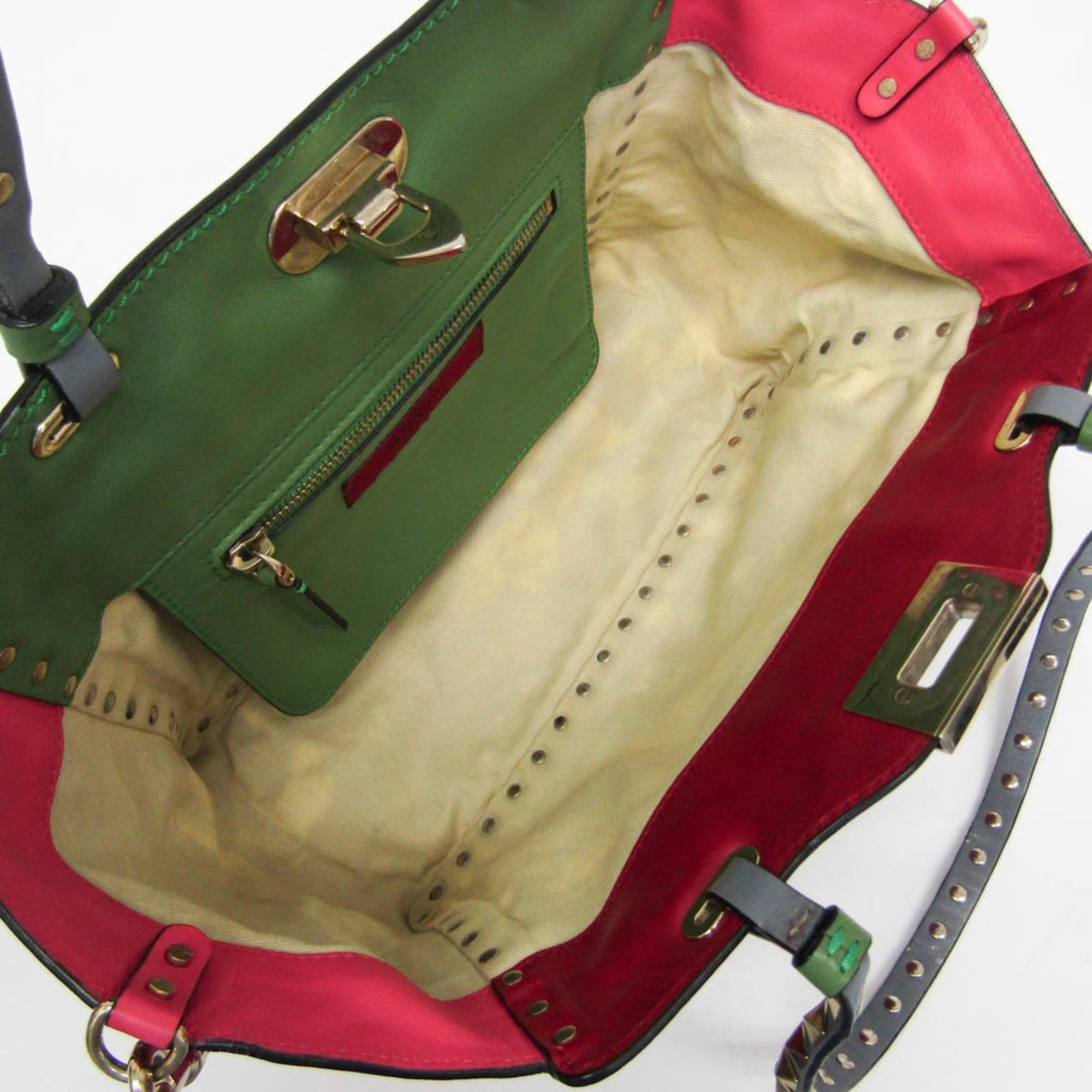 Valentino Valentino Garavani Rockstud Tote Soft Leather Size ONE SIZE - 3 Thumbnail