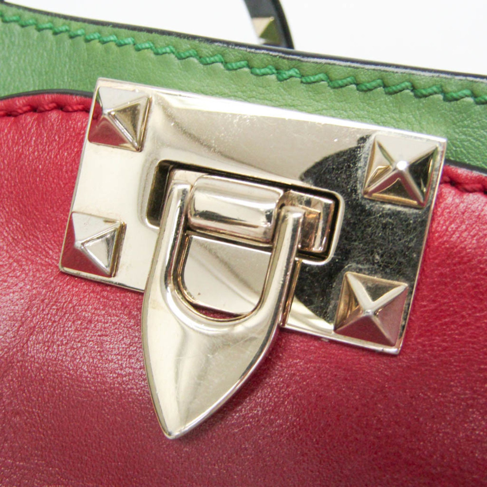 Valentino Valentino Garavani Rockstud Tote Soft Leather Size ONE SIZE - 9 Thumbnail