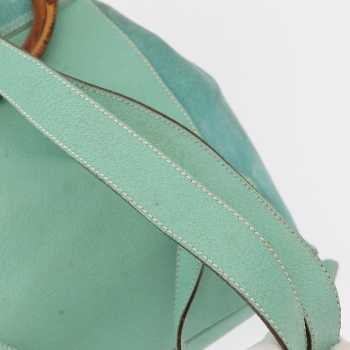 Gucci Gucci Vintage Bamboo Backpack Suede Size ONE SIZE - 17 Thumbnail