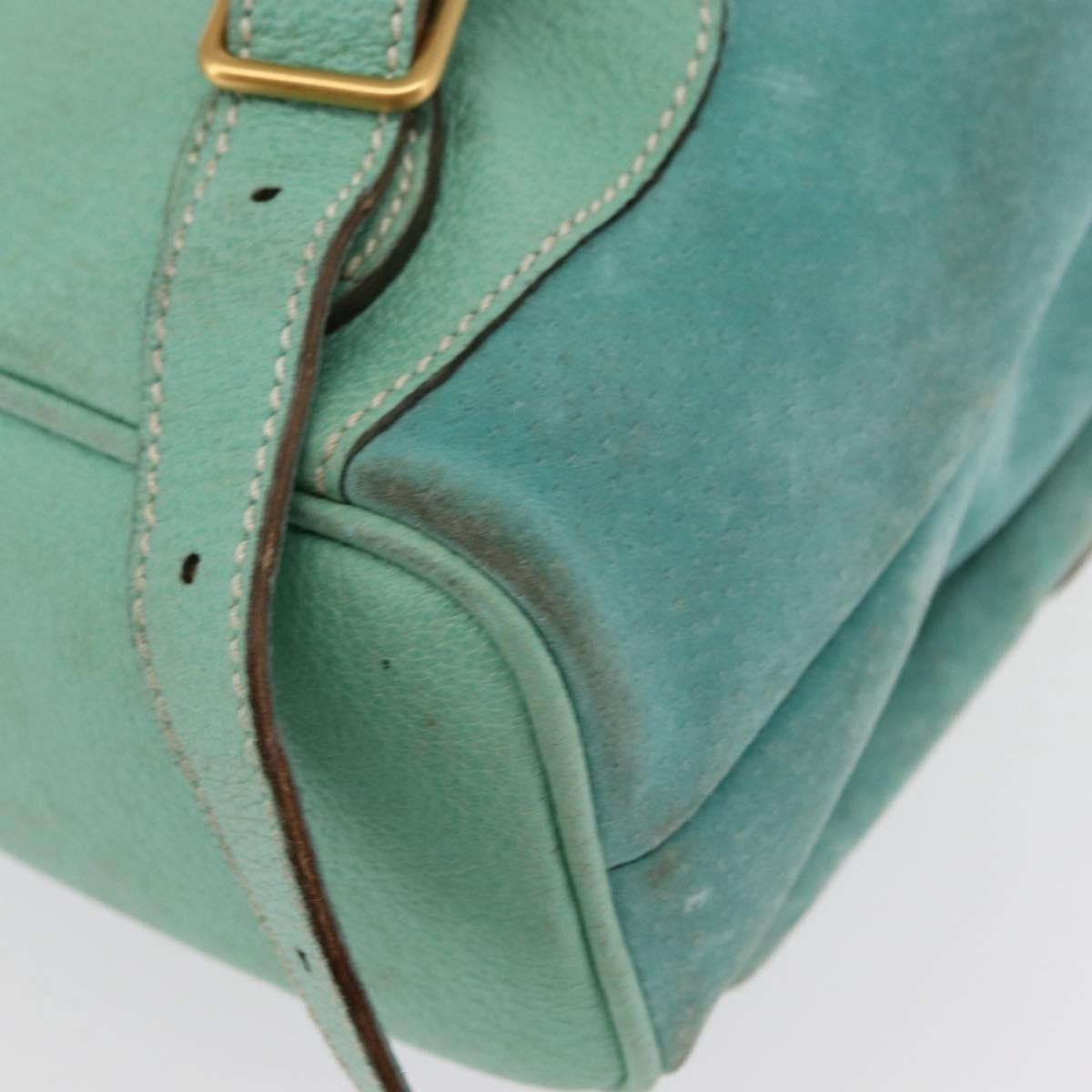 Gucci Gucci Vintage Bamboo Backpack Suede Size ONE SIZE - 12 Thumbnail