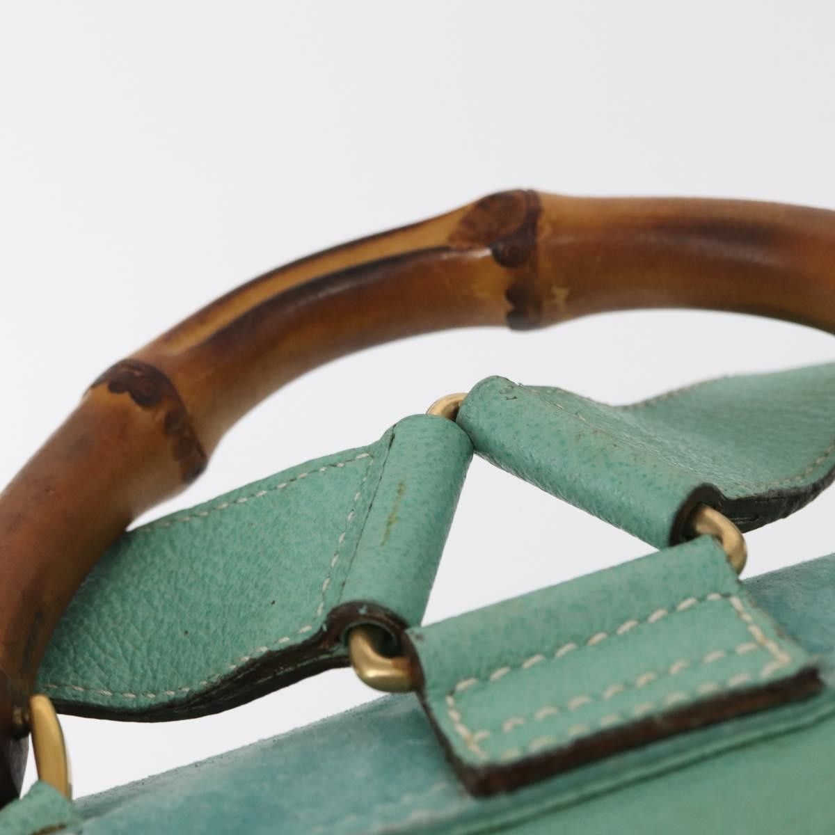 Gucci Gucci Vintage Bamboo Backpack Suede Size ONE SIZE - 16 Thumbnail
