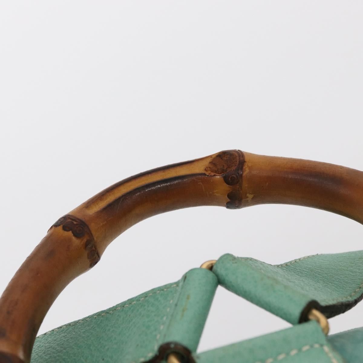 Gucci Gucci Vintage Bamboo Backpack Suede Size ONE SIZE - 21 Thumbnail