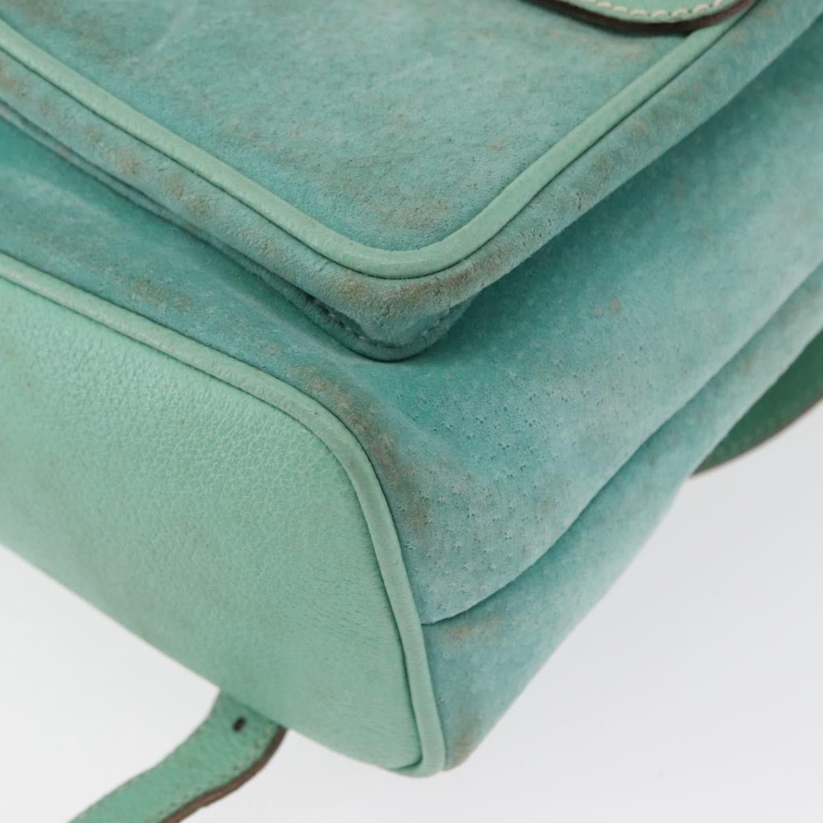 Gucci Gucci Vintage Bamboo Backpack Suede Size ONE SIZE - 10 Thumbnail