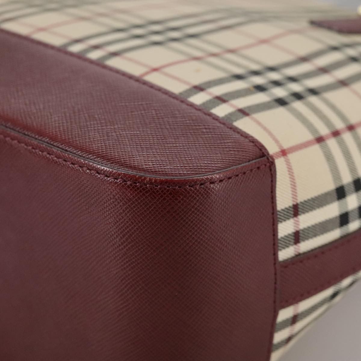 Burberry Burberry Nova Check Tote Canvas and Leather Size ONE SIZE - 11 Thumbnail