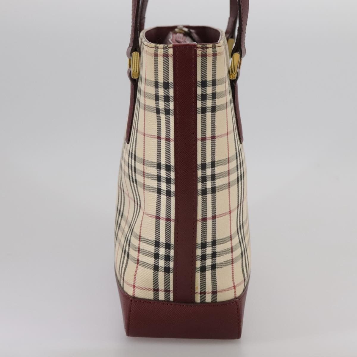 Burberry Burberry Nova Check Tote Canvas and Leather Size ONE SIZE - 3 Thumbnail