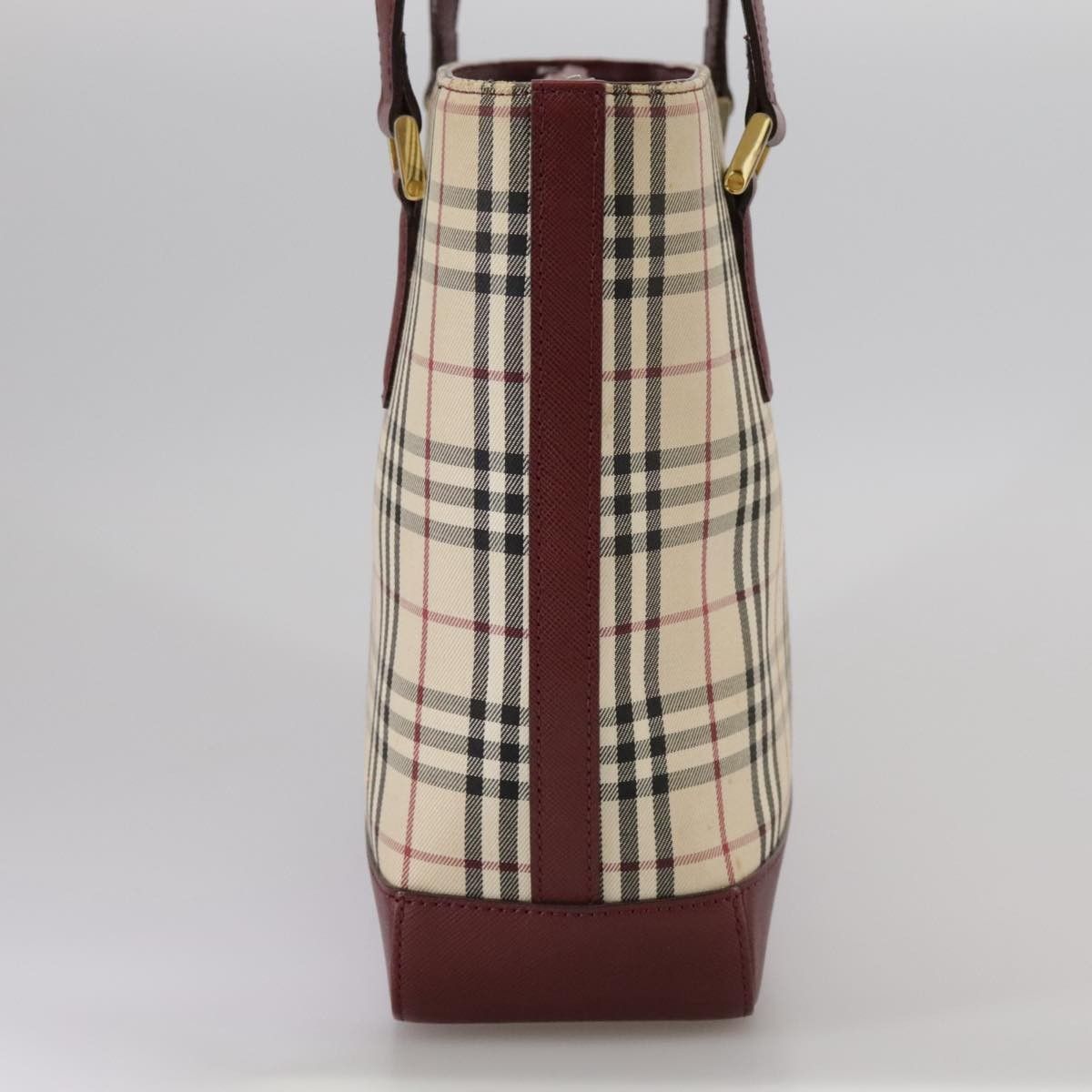 Burberry Burberry Nova Check Tote Canvas and Leather Size ONE SIZE - 4 Thumbnail