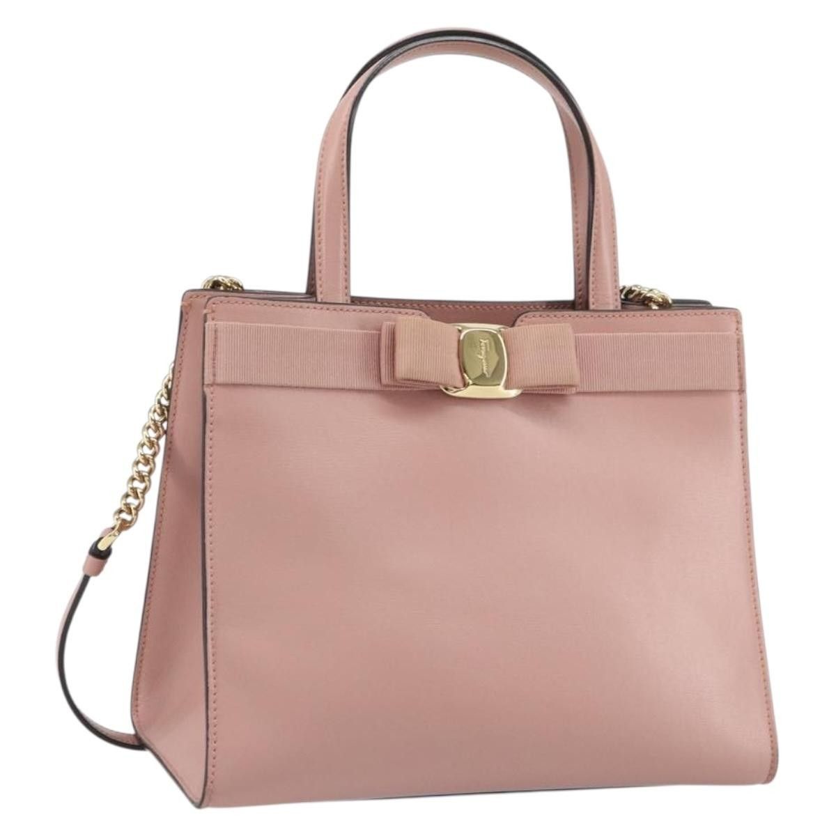 Salvatore Ferragamo Salvatore Ferragamo Vara Bow Top Handle Convertible Tote Size ONE SIZE - 21 Thumbnail