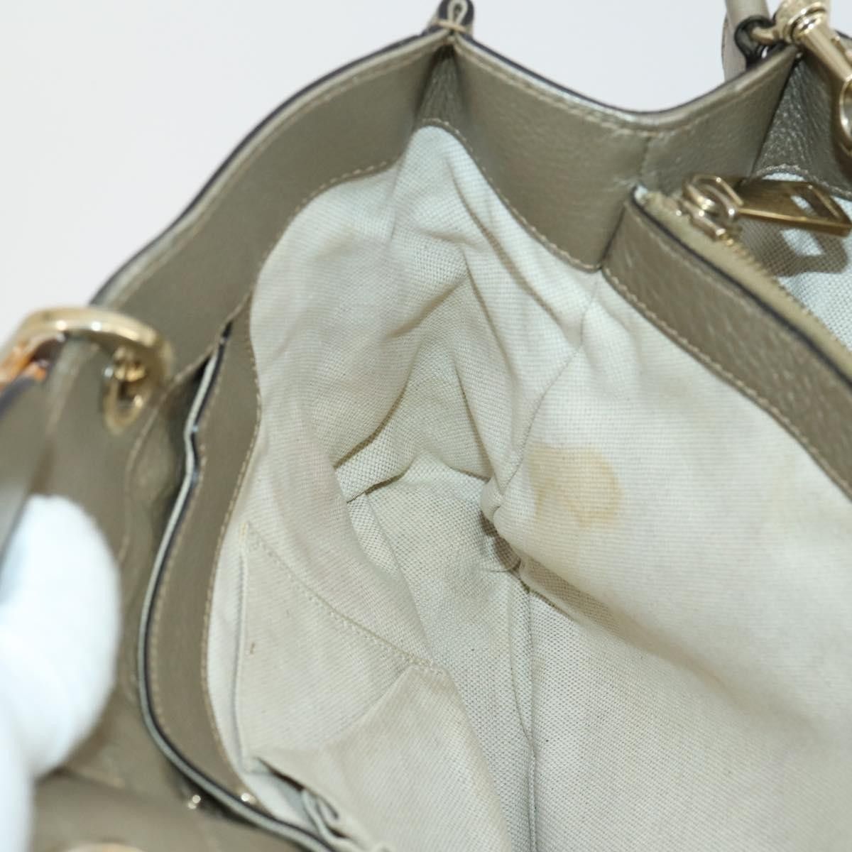 Gucci Gucci Bamboo Shopper Tote Leather Size ONE SIZE - 17 Thumbnail