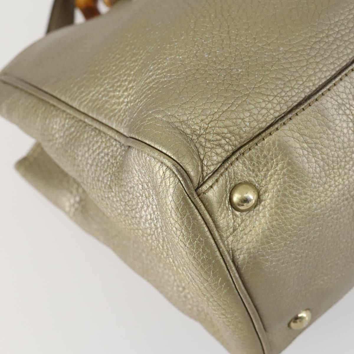 Gucci Gucci Bamboo Shopper Tote Leather Size ONE SIZE - 10 Thumbnail