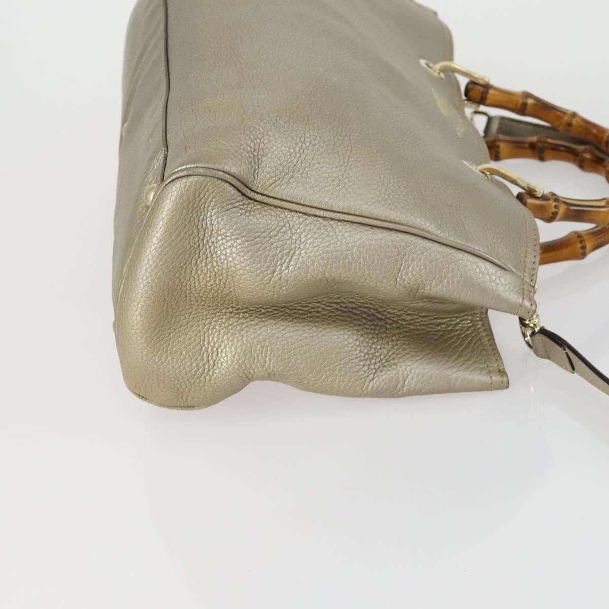 Gucci Gucci Bamboo Shopper Tote Leather Size ONE SIZE - 3 Thumbnail