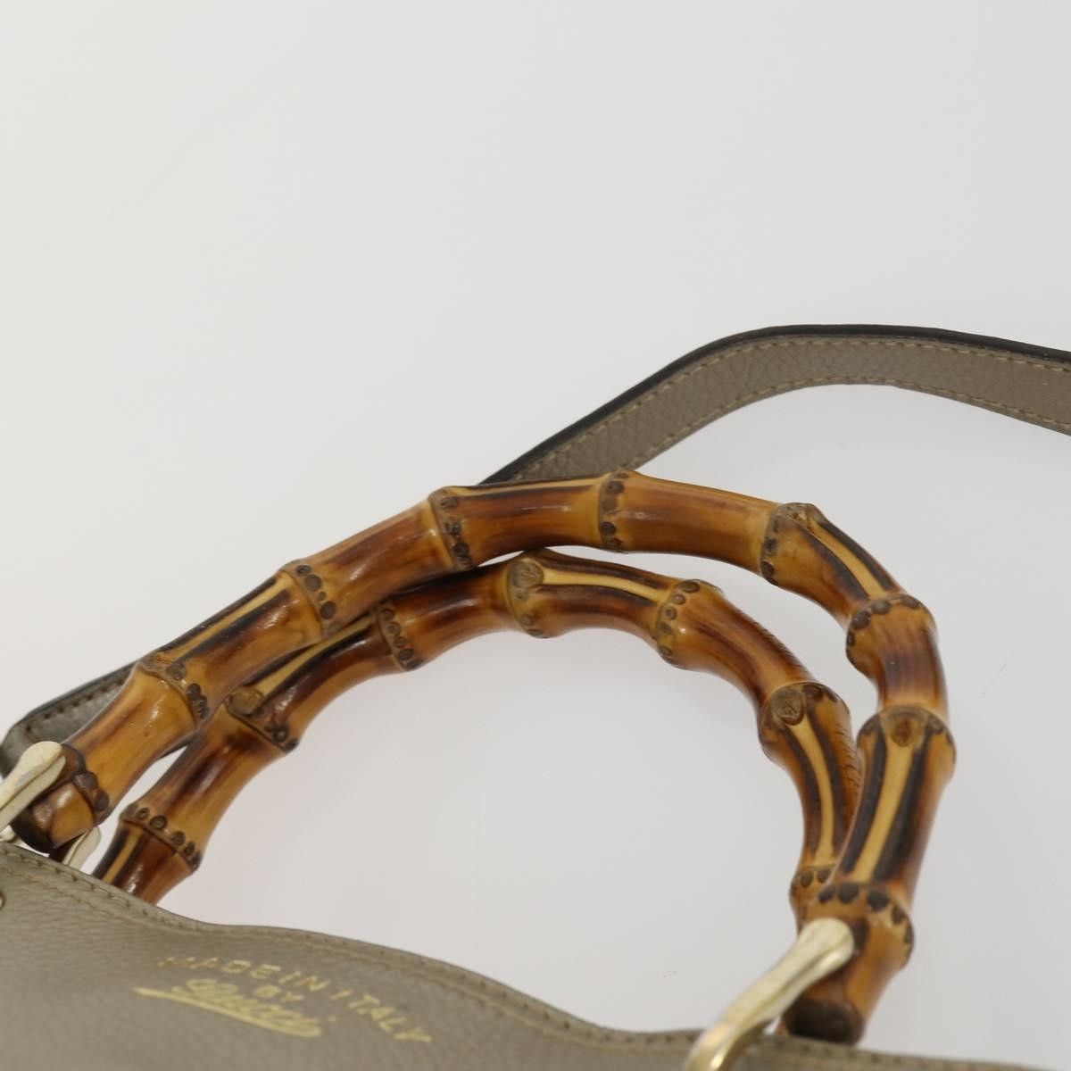 Gucci Gucci Bamboo Shopper Tote Leather Size ONE SIZE - 20 Thumbnail