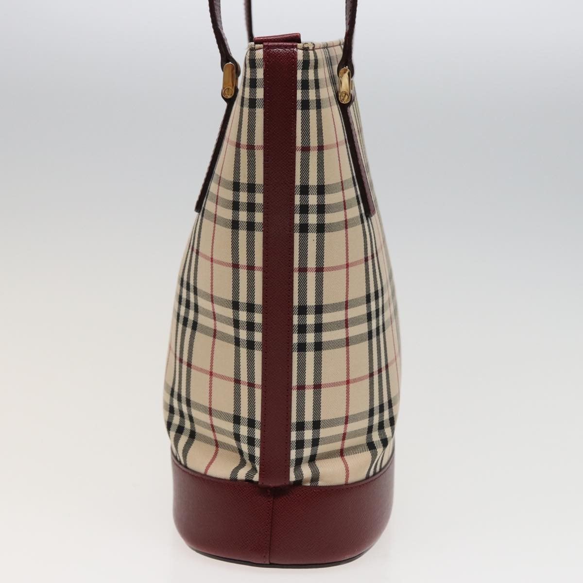 Burberry Burberry Nova Check Tote Canvas and Leather Size ONE SIZE - 4 Thumbnail
