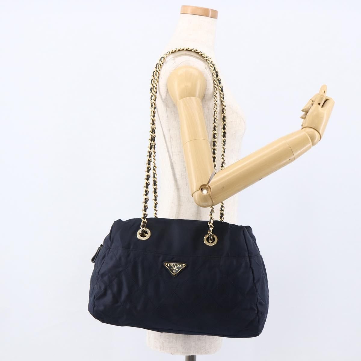 Prada Prada Re-Edition 1995 Chain Tote Quilted Re-Nylon Size ONE SIZE - 14 Thumbnail