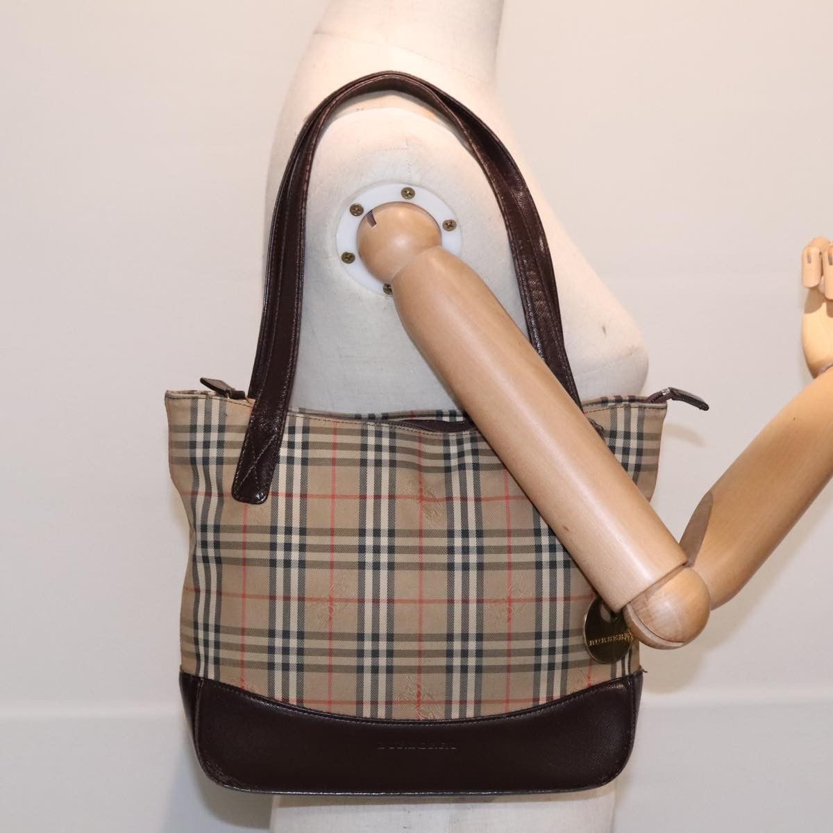 Burberry Burberry Nova Check Tote canvas check pattern Size ONE SIZE - 14 Thumbnail
