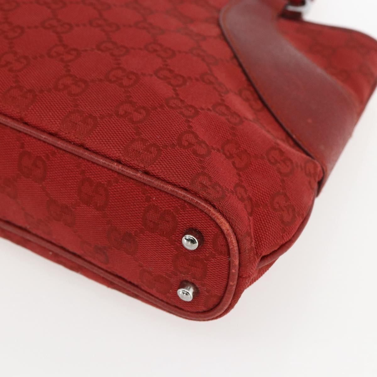 Gucci Gucci Vintage Ring Tote GG Canvas with Leather Size ONE SIZE - 9 Thumbnail