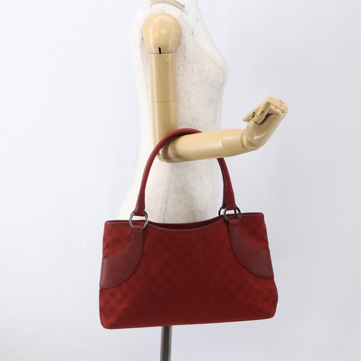 Gucci Gucci Vintage Ring Tote GG Canvas with Leather Size ONE SIZE - 13 Thumbnail