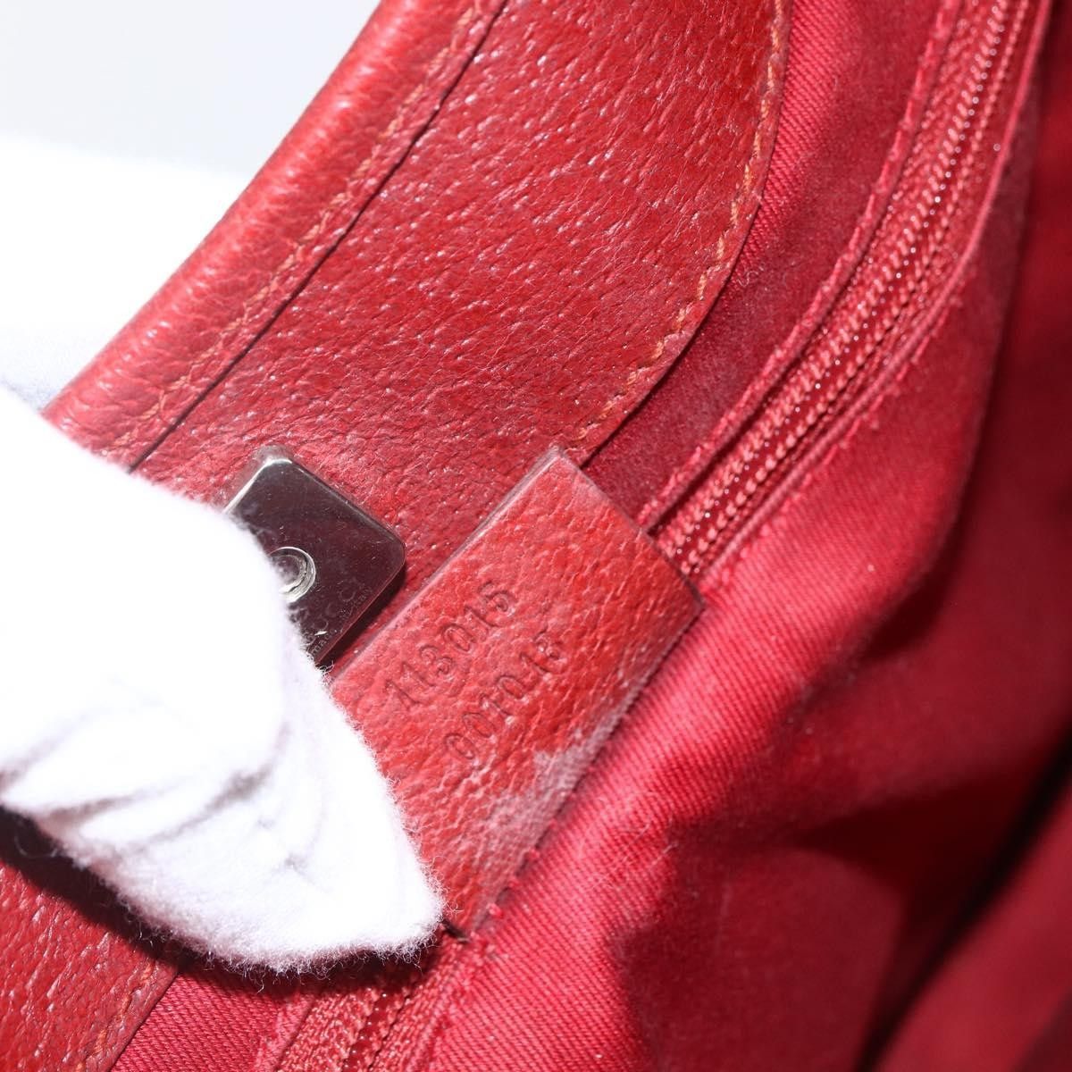 Gucci Gucci Vintage Ring Tote GG Canvas with Leather Size ONE SIZE - 7 Thumbnail