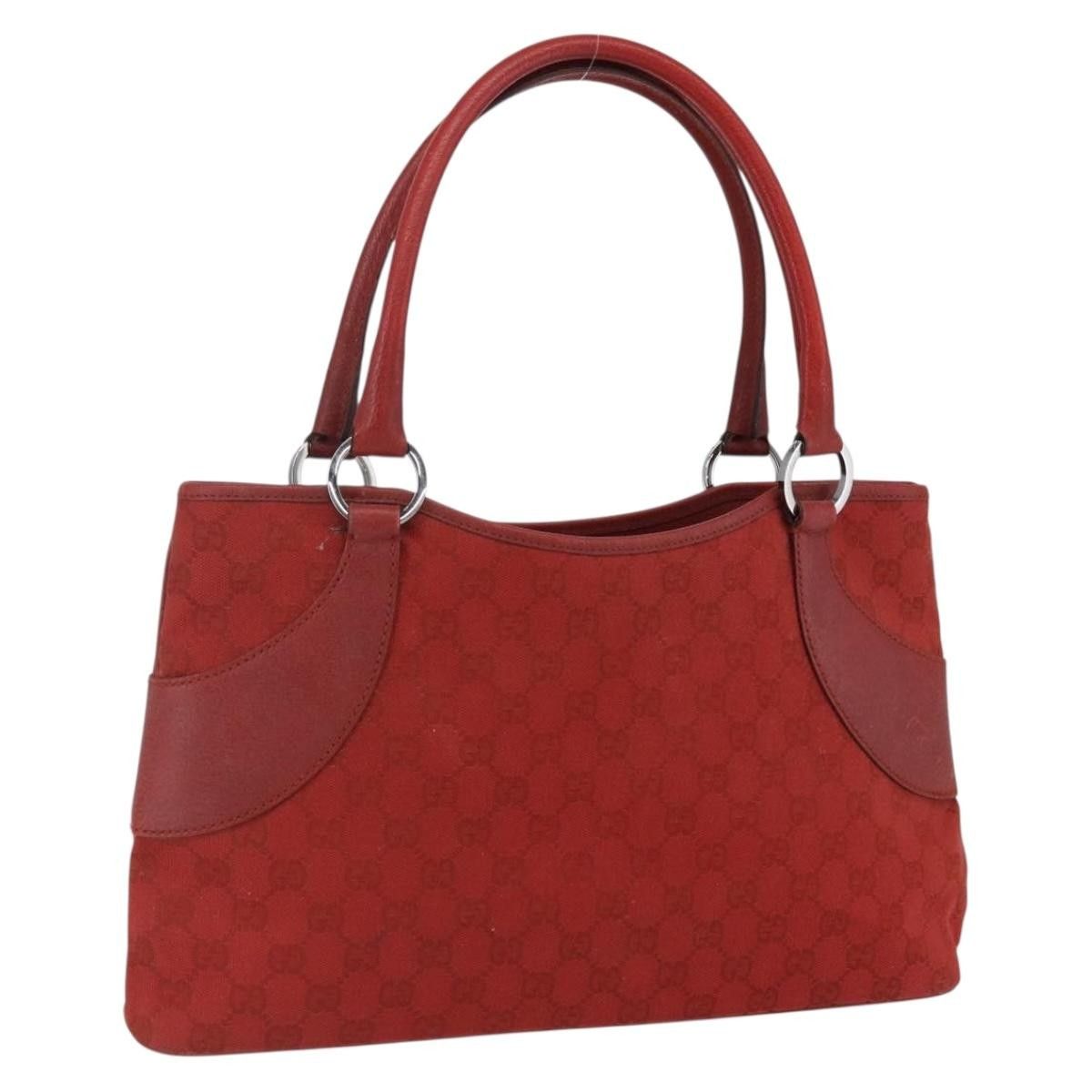 Gucci Gucci Vintage Ring Tote GG Canvas with Leather Size ONE SIZE - 14 Thumbnail