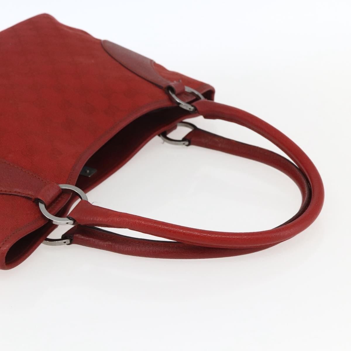 Gucci Gucci Vintage Ring Tote GG Canvas with Leather Size ONE SIZE - 15 Thumbnail