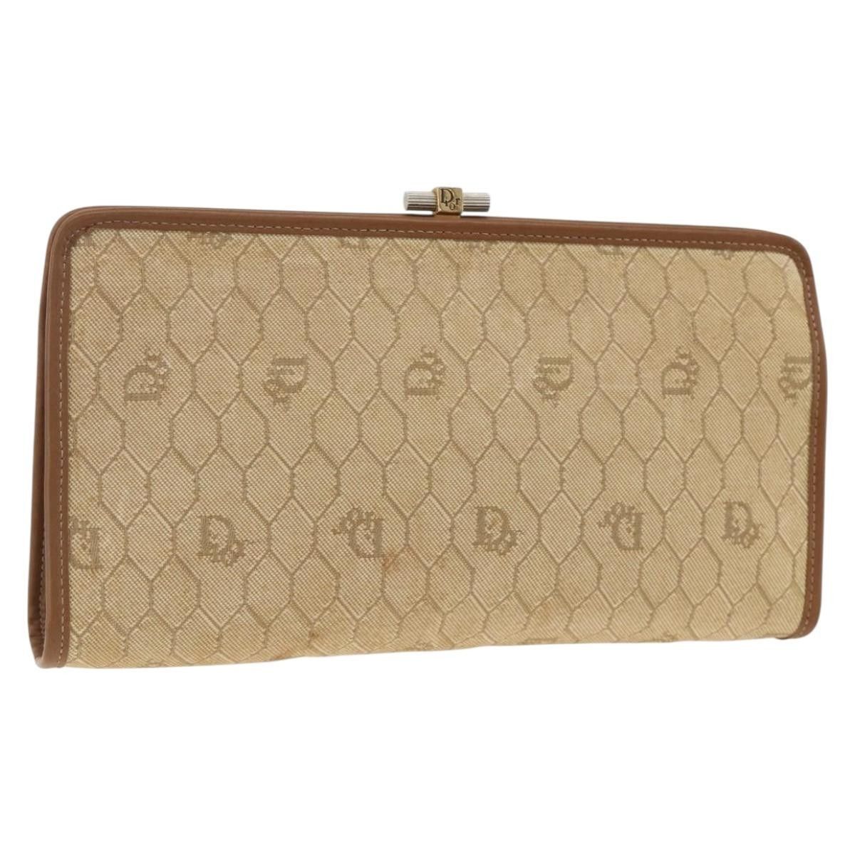 Dior Christian Dior Vintage honeycomb clutch Canvas Size ONE SIZE - 16 Thumbnail
