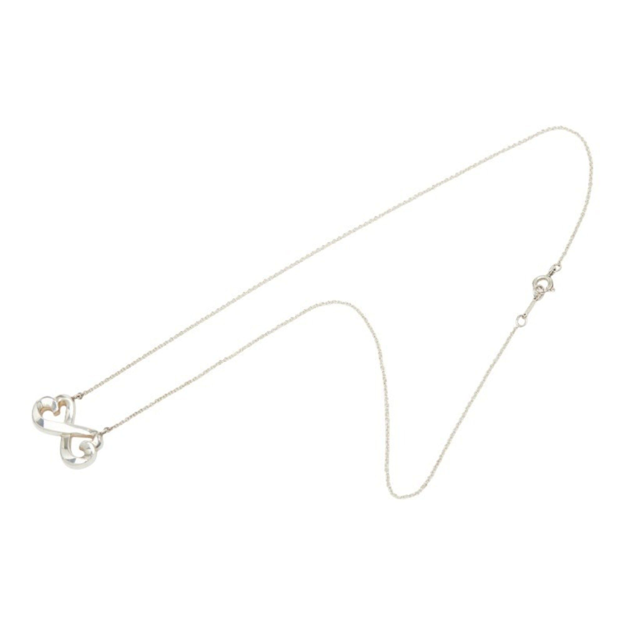 Tiffany & Co. Tiffany & Co. Double Loving Heart Necklace, SV925 Silver, Women's. Size ONE SIZE - 4 Thumbnail