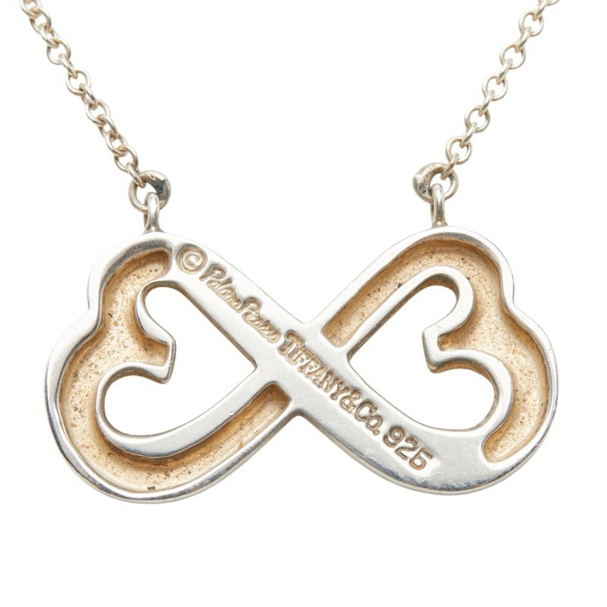 Tiffany & Co. Tiffany & Co. Double Loving Heart Necklace, SV925 Silver, Women's. Size ONE SIZE - 3 Thumbnail
