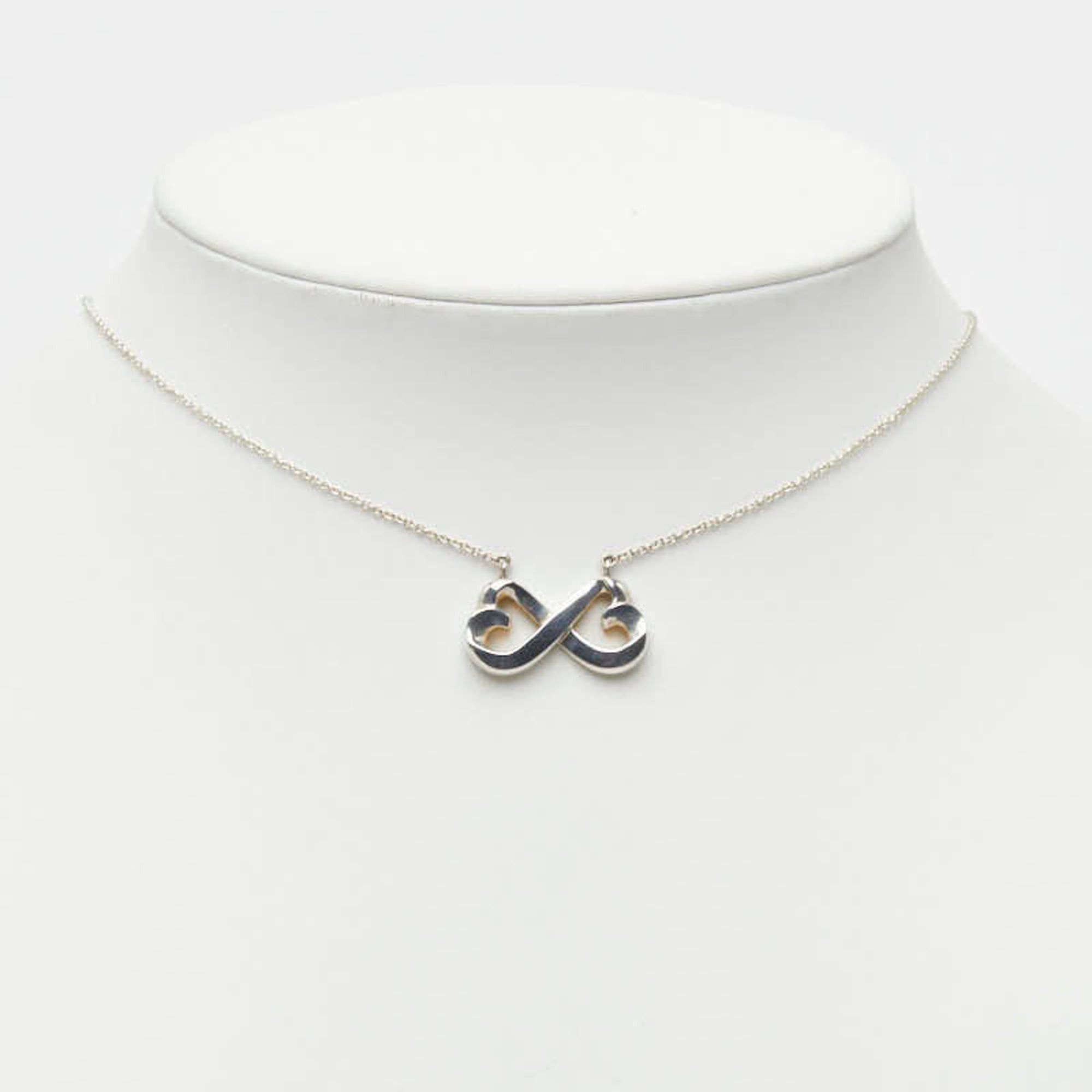 Tiffany & Co. Tiffany & Co. Double Loving Heart Necklace, SV925 Silver, Women's. Size ONE SIZE - 7 Thumbnail