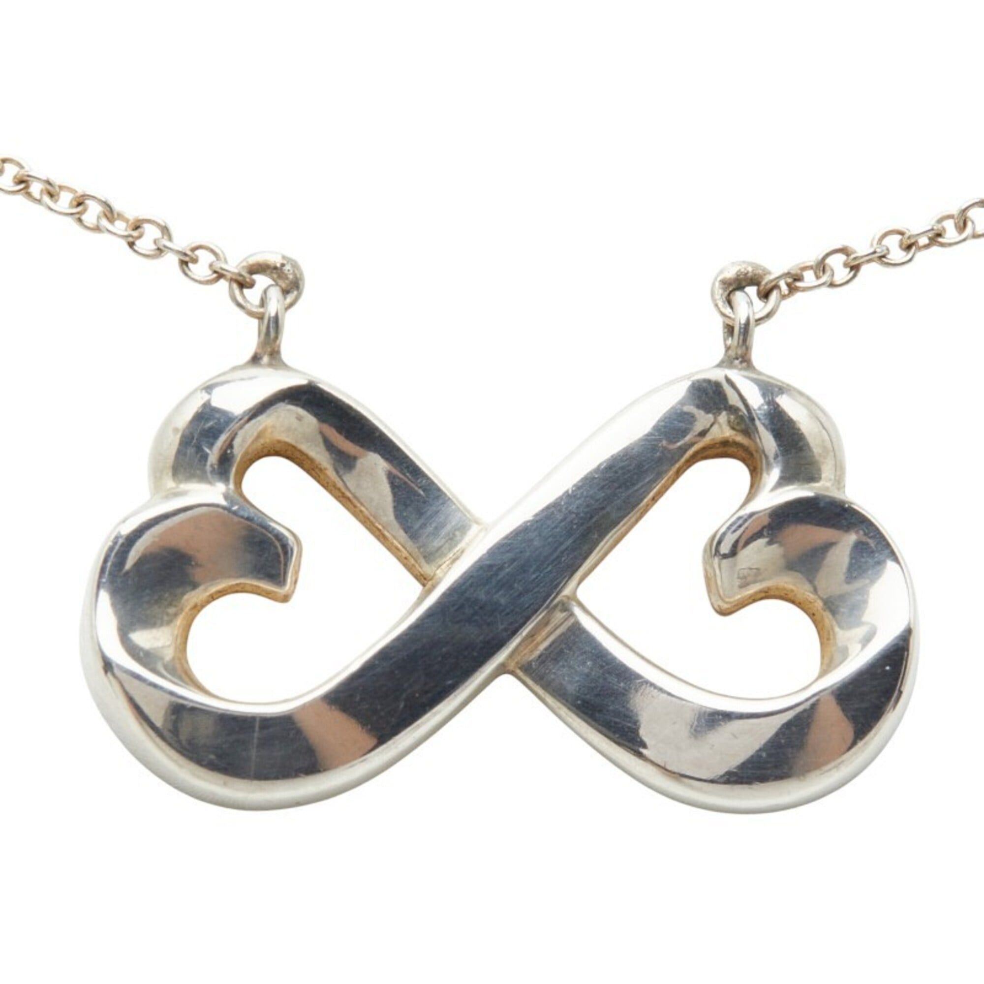 Tiffany & Co. Tiffany & Co. Double Loving Heart Necklace, SV925 Silver, Women's. Size ONE SIZE - 2 Thumbnail