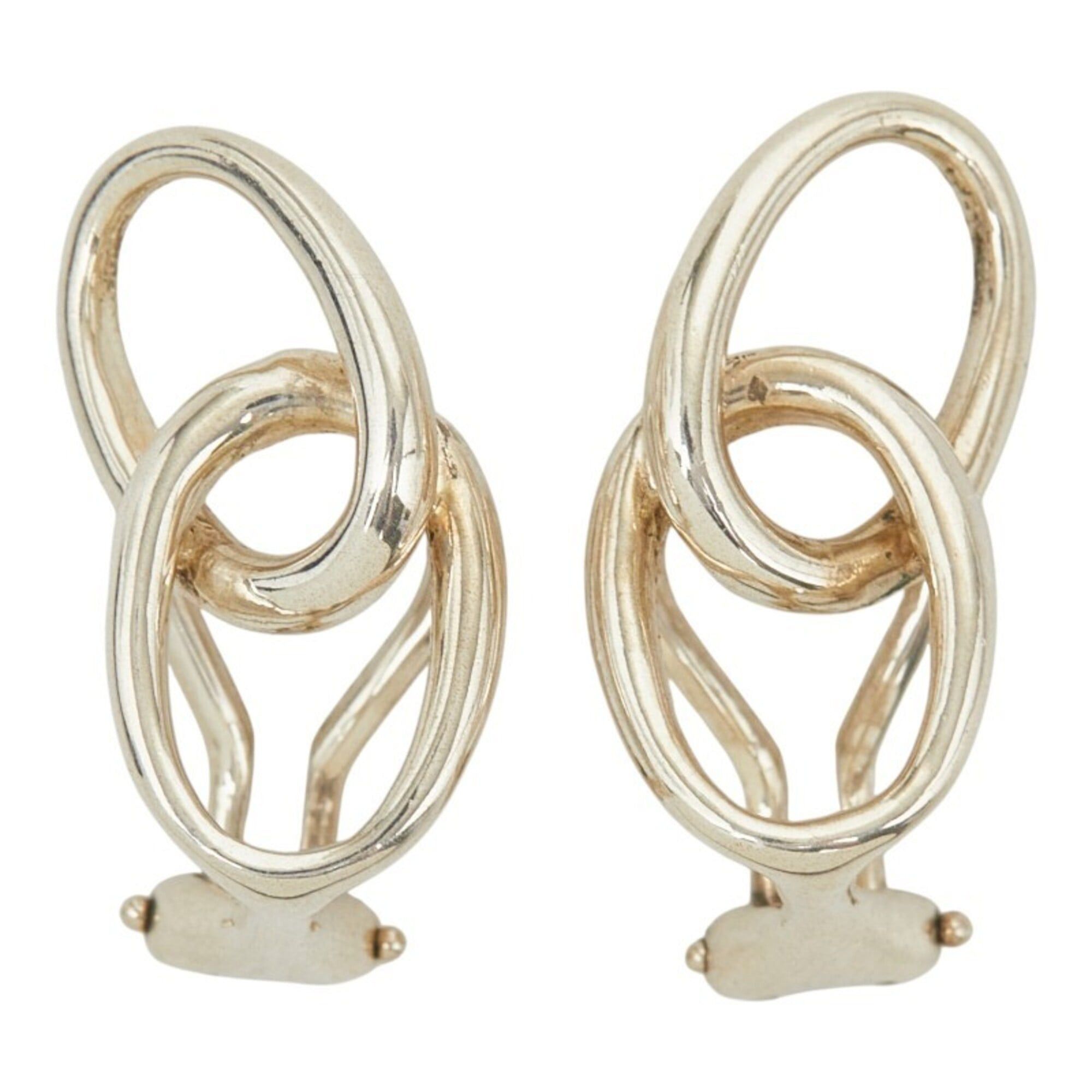 Tiffany & Co. Tiffany & Co. Double Loop Earrings, SV925 Silver, Women's. Size ONE SIZE - 2 Thumbnail