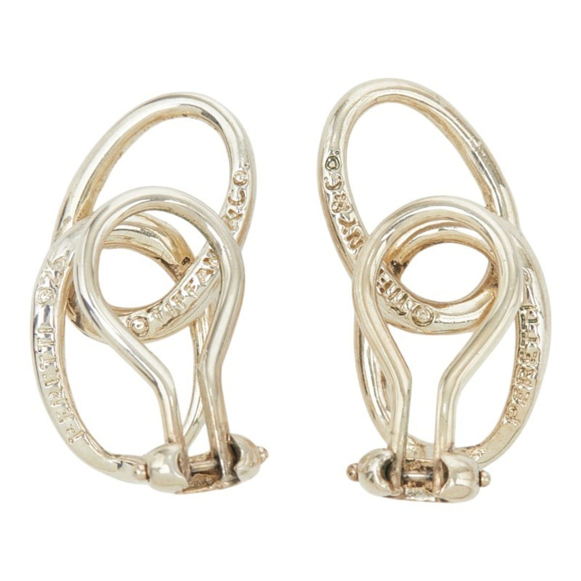 Tiffany & Co. Tiffany & Co. Double Loop Earrings, SV925 Silver, Women's. Size ONE SIZE - 3 Thumbnail