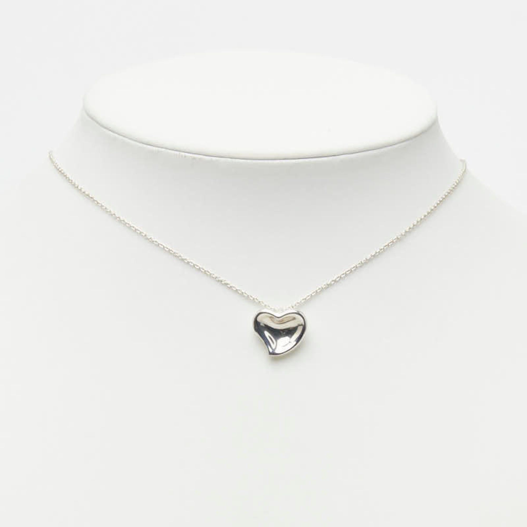Tiffany & Co. Tiffany & Co. Curved Heart Necklace, SV925 Silver, Women's. Size ONE SIZE - 9 Thumbnail