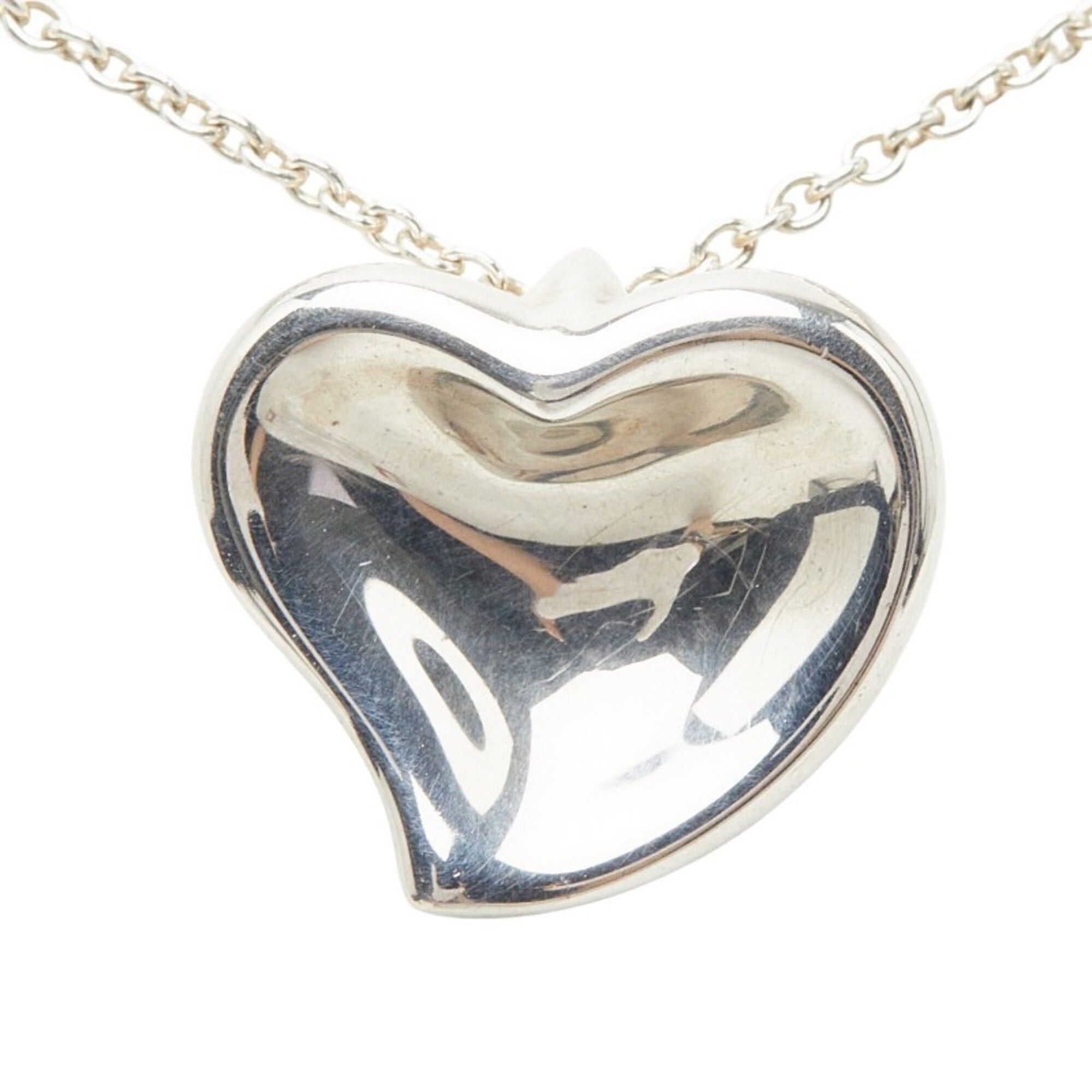 Tiffany & Co. Tiffany & Co. Curved Heart Necklace, SV925 Silver, Women's. Size ONE SIZE - 2 Thumbnail