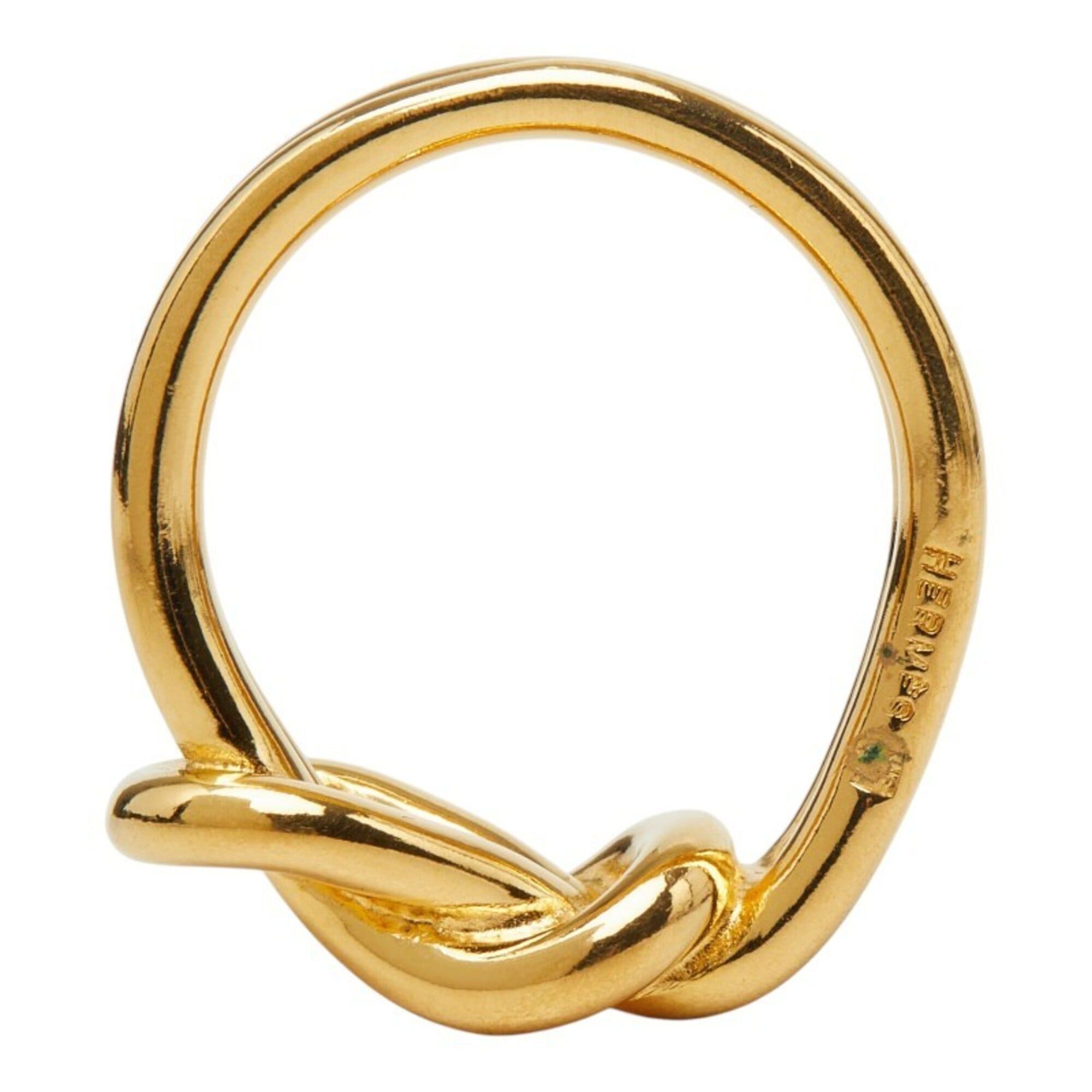 Hermes Hermes Atame Scarf Muffler Ring Gold Plated Women's HERMES Size ONE SIZE - 5 Thumbnail