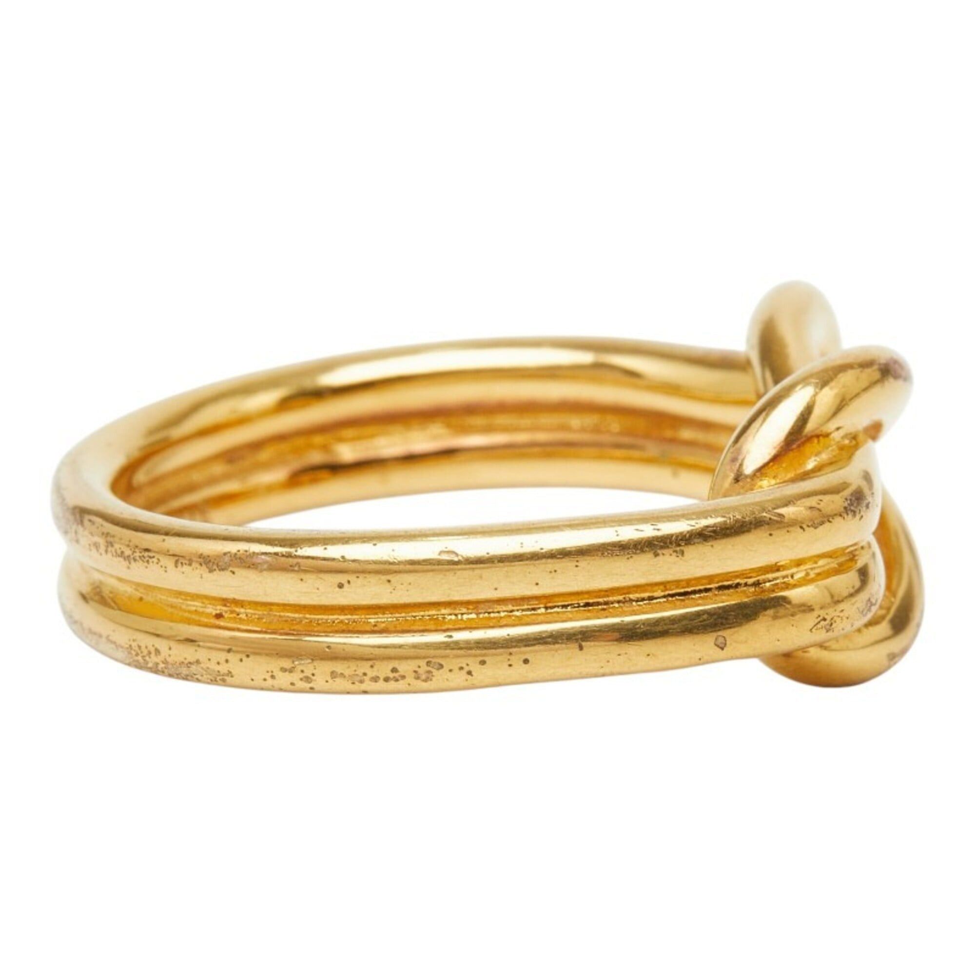 Hermes Hermes Atame Scarf Muffler Ring Gold Plated Women's HERMES Size ONE SIZE - 6 Thumbnail